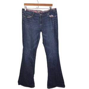 Paige Laurel Canyon Jeans Womens 32 Bootcut Dark Wash Premium Denim